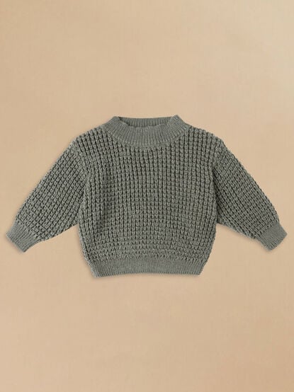 Grayer Knit Sweater by Quincy Mae - TULLABEE