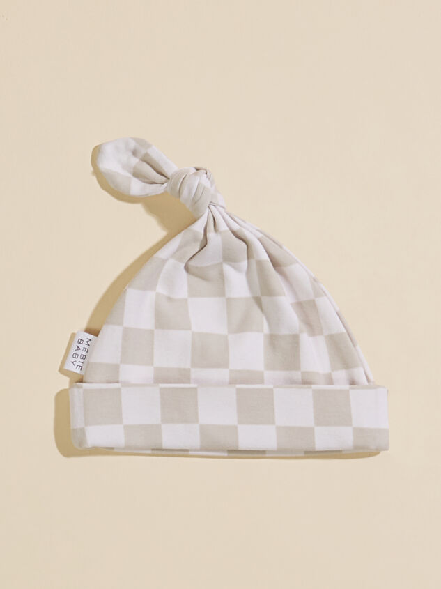Jamie Checkered Knot Hat - TULLABEE