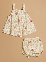 Mandy Floral Tank and Bloomer Set by Rylee + Cru Detail 2 - TULLABEE