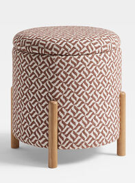 Millie Upholstered Storage Stool Detail 4 - TULLABEE