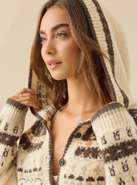 Addie Fair Isle Cardigan Detail 5 - TULLABEE