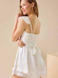 Miles Flutter Sleeve Romper Detail 5 - TULLABEE