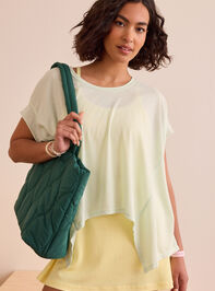 Momentum Oversized Tee Detail 4 - TULLABEE