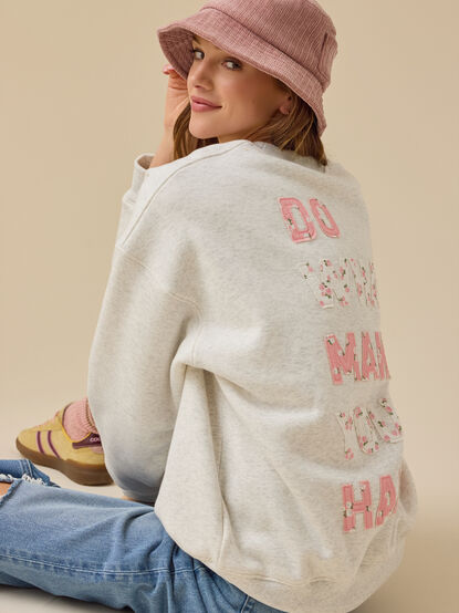 Do What Makes You Happy Pullover - TULLABEE