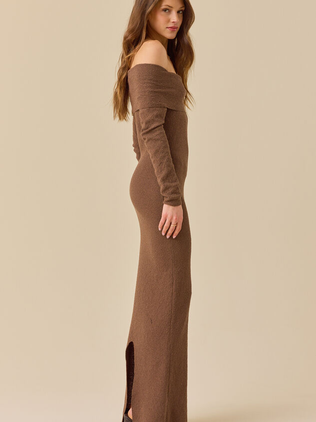 Talitha Maxi Sweater Dress Detail 3 - TULLABEE