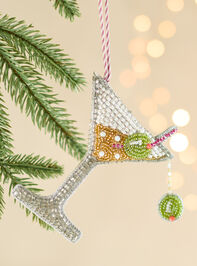 Martini Beaded Ornament - TULLABEE