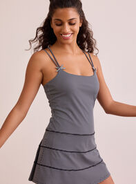 Serves Up Gingham Athletic Dress Detail 2 - TULLABEE