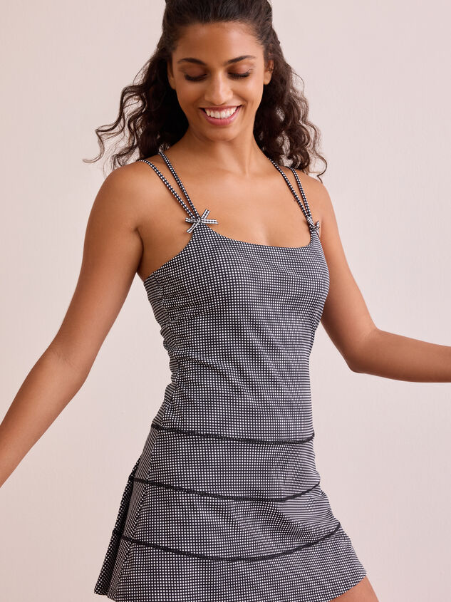 Serves Up Gingham Athletic Dress Detail 2 - TULLABEE