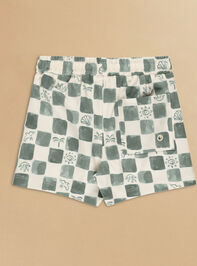 Coastal Check Broadshorts by Rylee + Cru Detail 2 - TULLABEE