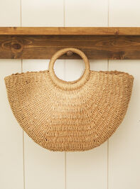 O-Ring Straw Tote Bag - TULLABEE
