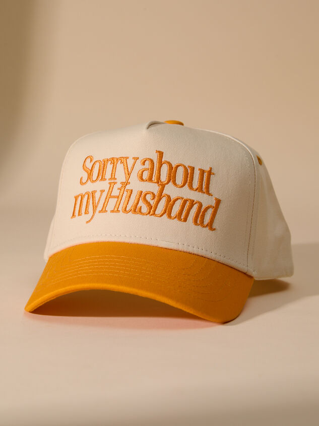 Sorry About My Husband Gameday Trucker Hat - TULLABEE