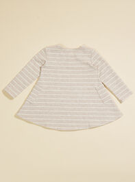Leena Striped Dress by Vignette Detail 2 - TULLABEE
