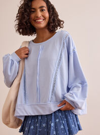Bounce Back Lace Pieced Pullover - TULLABEE
