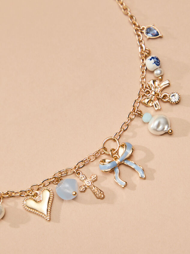 Bow & Bliss Charm Necklace - TULLABEE