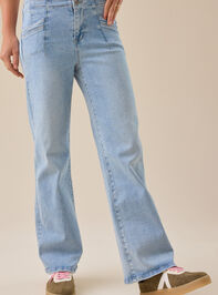 Tyla Wide Leg Jeans Detail 2 - TULLABEE