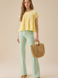 Rebecca Tiered Babydoll Top Detail 2 - TULLABEE
