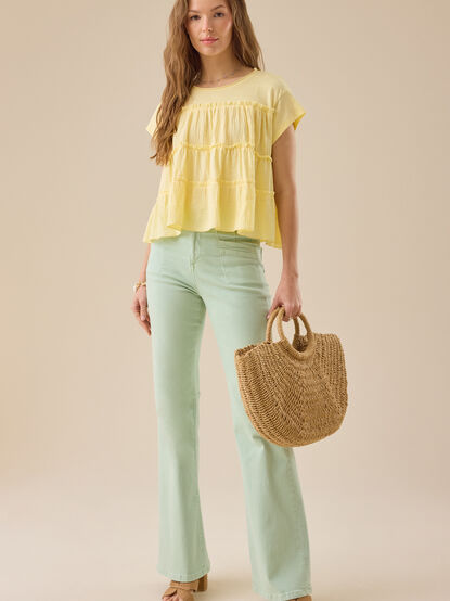 Rebecca Tiered Babydoll Top - TULLABEE