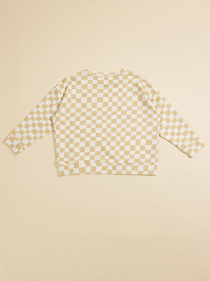 Logan Checkered Sweatshirt - TULLABEE
