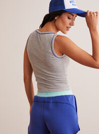 Breezy Ribbed Tank Detail 5 - TULLABEE