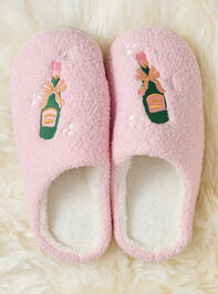 Champagne Slippers Detail 2 - TULLABEE