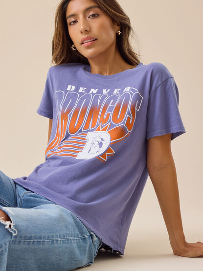 Denver Broncos Distressed Tee - TULLABEE