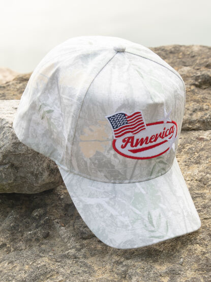 America Patch Camo Trucker Hat - TULLABEE
