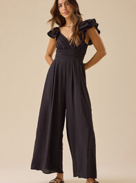 Monroe Flutter Sleeve Jumpsuit - TULLABEE