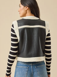 Lena Cropped Vest Detail 5 - TULLABEE