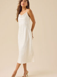 Olandria Satin Midi Dress - TULLABEE