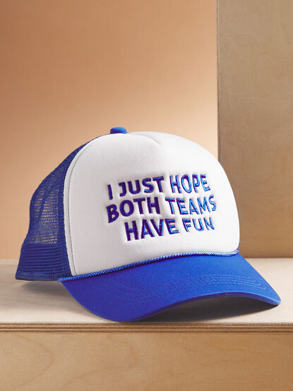 Both Teams Have Fun Trucker Hat - TULLABEE