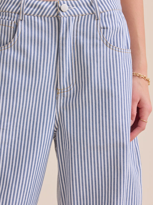 Caven High Rise Barrel Pants Detail 3 - TULLABEE