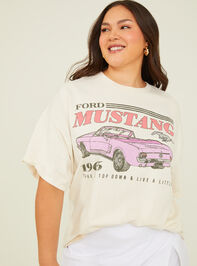 Ford Mustang Oversized Tee - TULLABEE