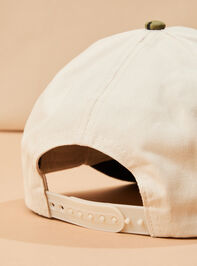 Put it on Dads Tab Trucker Hat Detail 3 - TULLABEE