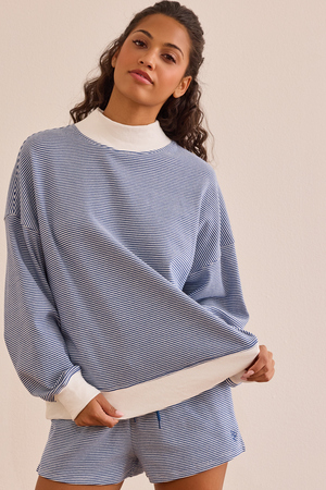 Step Out Striped Mock Neck - Altar'd State - 