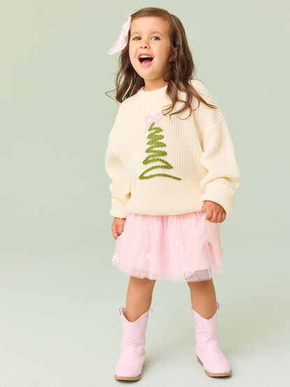 Satin Bow Tutu Skirt - TULLABEE