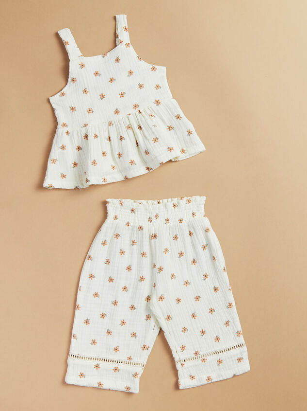 Birdie Floral Baby Tank and Pant Set - TULLABEE