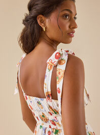 Bianca Midi Dress Detail 5 - TULLABEE