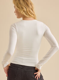 Campbell Seamless High Neck Top Detail 3 - TULLABEE