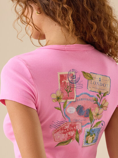 European Postcard Baby Tee - TULLABEE