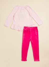 Let It Snow Top and Pants Set by MudPie Detail 2 - TULLABEE