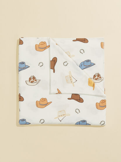 Cowboy Hats Swaddle - TULLABEE