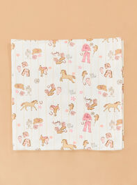 Pink Cowgirl Swaddle with Bandana Detail 2 - TULLABEE