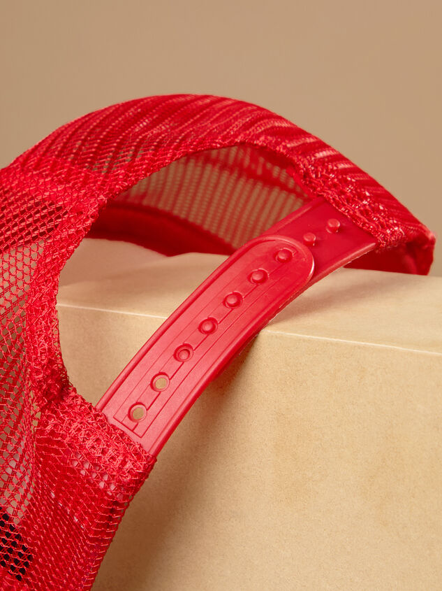 Put it on Santa's Tab Trucker Hat Detail 3 - TULLABEE