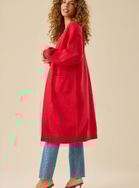 Alaia Textured Duster Detail 2 - TULLABEE