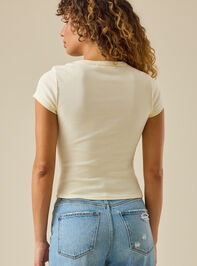 God Paints The Sky Baby Tee Detail 5 - TULLABEE