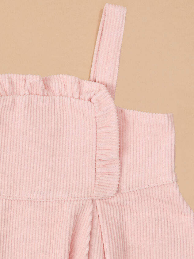 Cary Corduroy Ruffle Jumper Detail 2 - TULLABEE