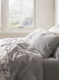 Thistle Cotton Single Pillowcase Detail 2 - TULLABEE