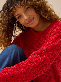 Britton Cable Sweater Detail 4 - TULLABEE