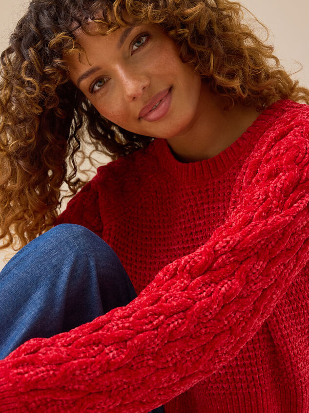 Britton Cable Sweater Detail 4 - TULLABEE