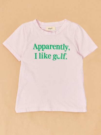 Apparently I Like Golf Tee - TULLABEE